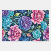 Farbige Blume aus Hütte Geschenkpapier Set (Vorderseite 2)