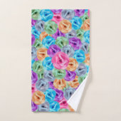 farbige Blume Badhandtuch Set (Handtuch)