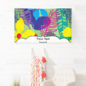 Farbige Blume Banner (Insitu)