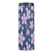 Farbige Blume - Blume Power Thermosbecher (Rückseite)