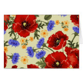 Farbige Blume, Blumenmuster, Muster von Blume (Vorderseite (Horizontal))