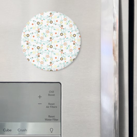 Farbige Blume, Blumenmuster, Muster von Blume Magnet (In Situ (Kühlschrank))