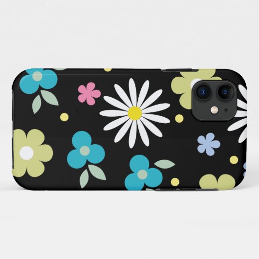 Farbige Blume Case-Mate iPhone Hülle (Rückseite (Horizontal))