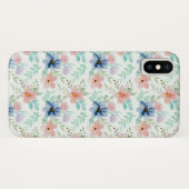 Farbige Blume Case-Mate iPhone Hülle (Rückseite (Horizontal))