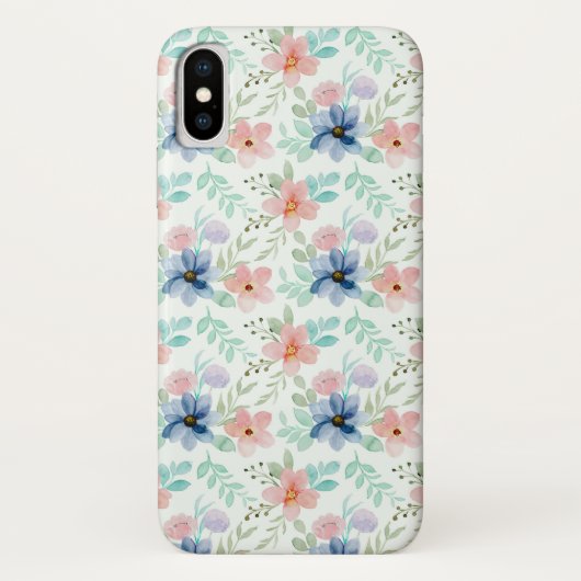 Farbige Blume Case-Mate iPhone Hülle (Rückseite)