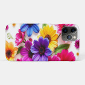 farbige Blume Case-Mate iPhone Hülle (Rückseite (Horizontal))