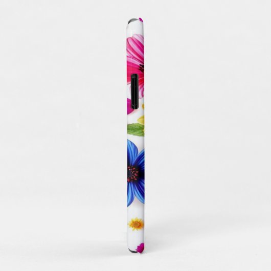 farbige Blume Case-Mate iPhone Hülle (Hinten/Rechts)