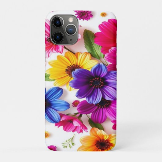 farbige Blume Case-Mate iPhone Hülle (Rückseite)