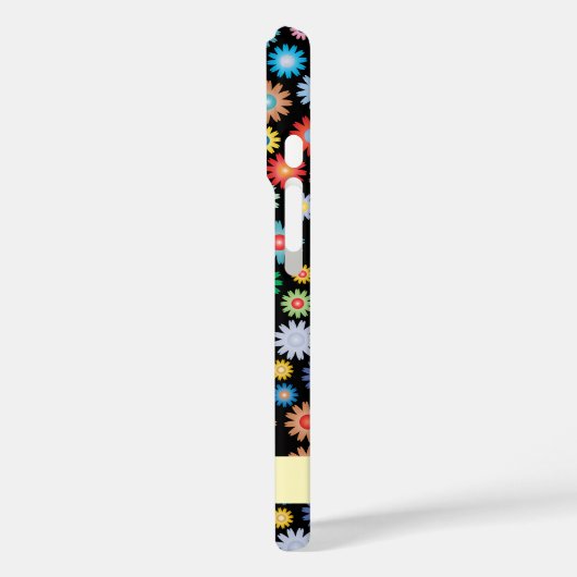 Farbige Blume Case-Mate iPhone Hülle (Rückseite / Links)