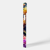 Farbige Blume Case-Mate iPhone Hülle (Rückseite / Rechts)