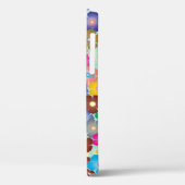 Farbige Blume Case-Mate iPhone Hülle (Rückseite / Links)