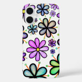 Farbige Blume Case-Mate iPhone Hülle (Rückseite)
