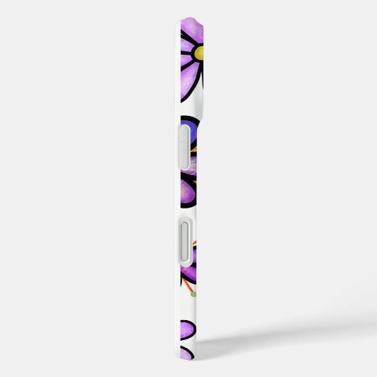 Farbige Blume Case-Mate iPhone Hülle (Rückseite / Rechts)