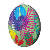 Farbige Blume Dartscheibe (Vorderseite rechts)