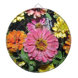 Farbige Blume Dartscheibe