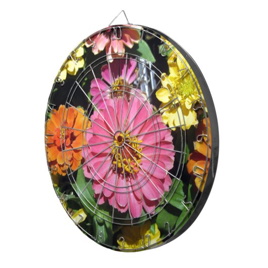 Farbige Blume Dartscheibe (Vorderseite rechts)