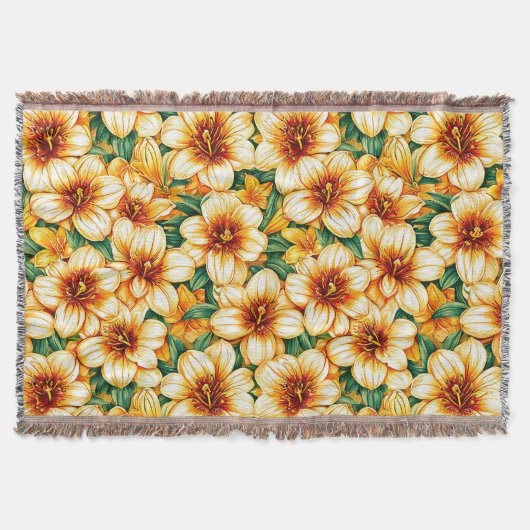 Farbige Blume Decke (Vorderseite)