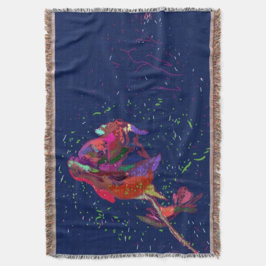 Farbige Blume Decke (Vorderseite Vertikal)