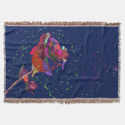 Farbige Blume Decke (Vorderseite)