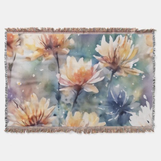 Farbige Blume Decke (Vorderseite)