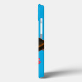 Farbige Blume der Nassfarbe Case-Mate iPhone Hülle (Rückseite / Links)