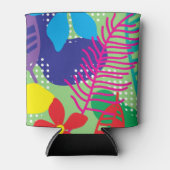 Farbige Blume Dosenkühler (Vorderseite)