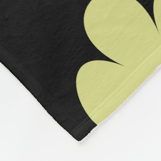 Farbige Blume Fleecedecke (Ecke)