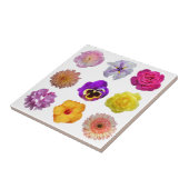 Farbige Blume Fliese (Seite)