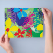 Farbige Blume Flyer (Hand)