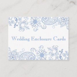 Farbige Blume - Foliage Wedding Card Begleitkarte