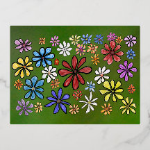 Farbige Blume