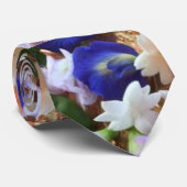Farbige Blume Foto Krawatte (Gerollt)