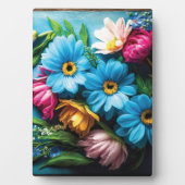 Farbige Blume Fotoplatte (Vorderseite)