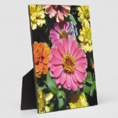 Farbige Blume Fotoplatte (Seite)
