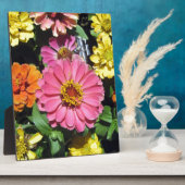 Farbige Blume Fotoplatte (Seite)