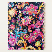 Farbige Blume für das Business-Logo Planer (Rückseite)