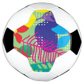 Farbige Blume Fußball (Gedreht)