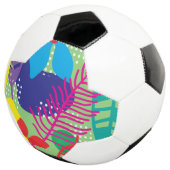 Farbige Blume Fußball (Dreiviertel)