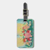 Farbige Blume Gepäckanhänger (Vorderseite vertikal)