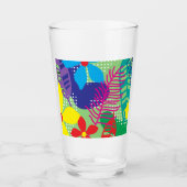 Farbige Blume Glas (Vorderseite)