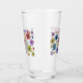 Farbige Blume Glas (Links)