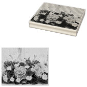 Farbige Blume Gummistempel (Stempel)