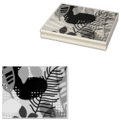 Farbige Blume Gummistempel (Stempel)