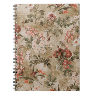 farbige Blume Hintergrund. Aquarell Illustrati Notizblock