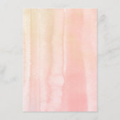 Farbige Blume Hochzeitsinformationen Begleitkarte (Rückseite)