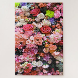 Farbige Blume im Blumenstrauß Puzzle