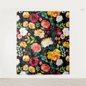 Farbige Blume im englischen Garten Wandteppich (Vorderseite)