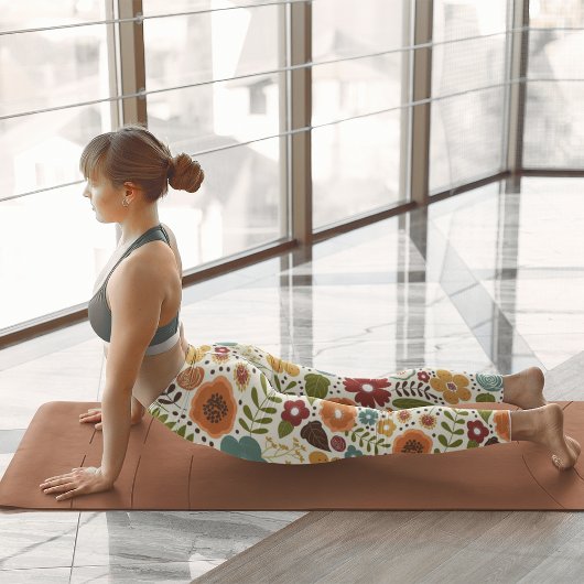 Farbige Blume im Herbst - All-Over-Print Leggings