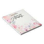 Farbige Blume Inspiration Editor Notizblock (angewinkelt)