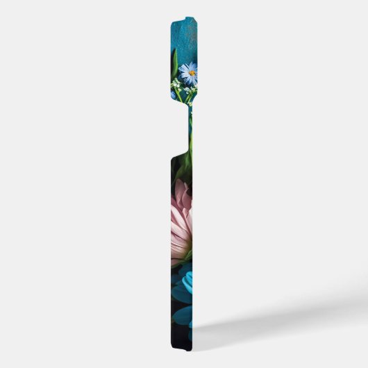 Farbige Blume iPhone Hülle (Rechte Seite)